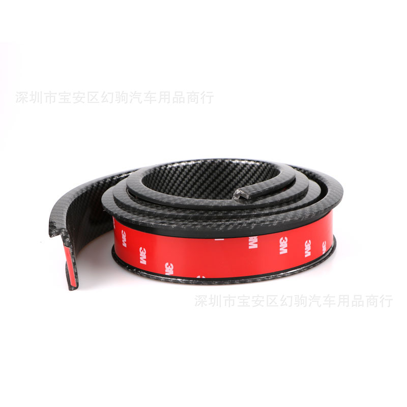 Car Universal WideBody Carbon Fiber Wheel Eyebrow Car SUV Pickup MPV offRoad Vehicle 384555cm Rubber Strip