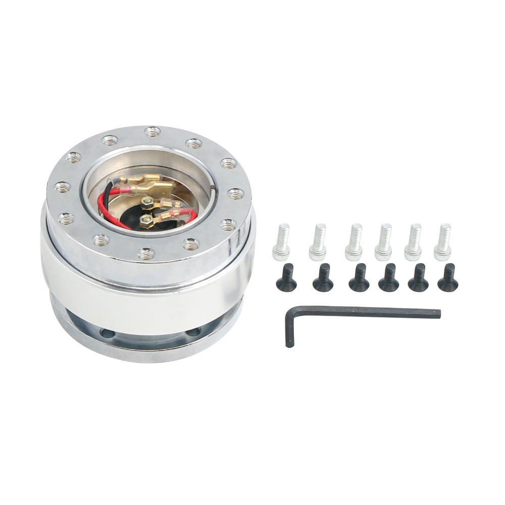Car Parts Modified Aluminum Alloy Steering Wheel Quick Disassembly Device Pad Racing Quick Release Device