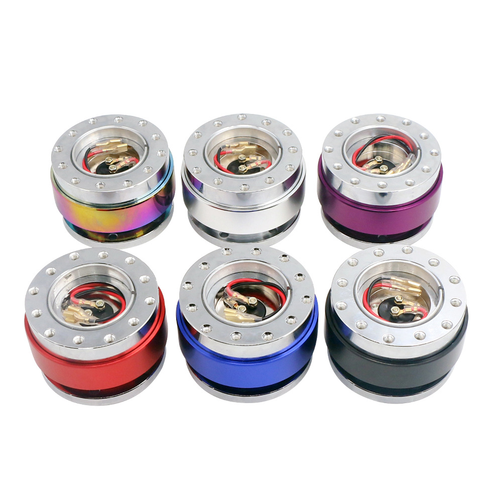 Car Parts Modified Aluminum Alloy Steering Wheel Quick Disassembly Device Pad Racing Quick Release Device
