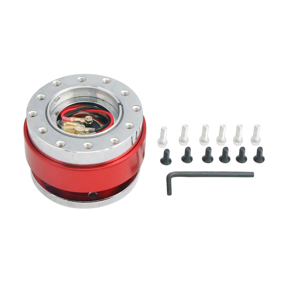 Car Parts Modified Aluminum Alloy Steering Wheel Quick Disassembly Device Pad Racing Quick Release Device