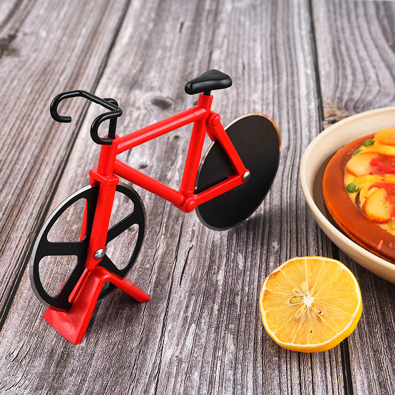 Amazon Creative Bike Pizza Cutter Pizza Pizza Cutting Pie Separator Pizza Wheel Knife Wheel Cake Knife