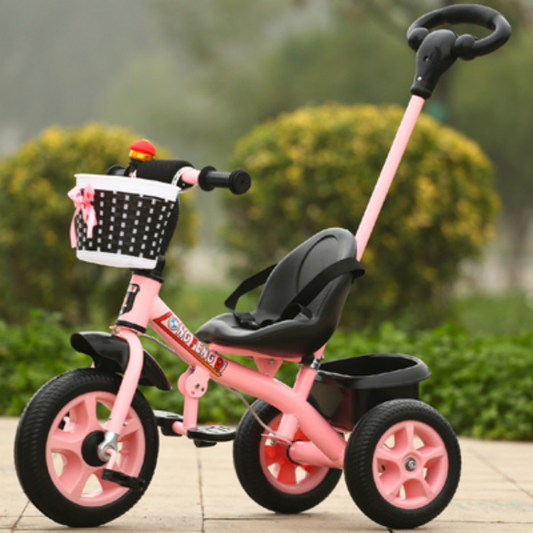 Baby Bike  Tricycle Bicycle 1~3 Years Old Hand Push Tri-Wheel Bike Men and Women Baby&#039;s Stroller 2-3 Years Old Bicycle