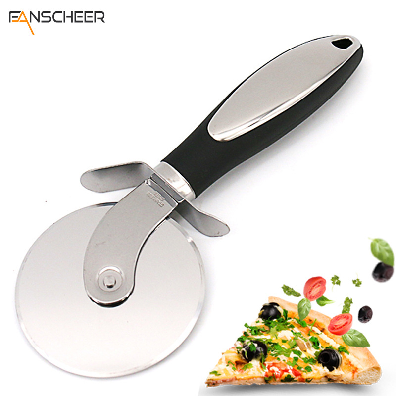 Stainless Steel Pizza Knife Wheel Knife Cake Knife Pancake Knife Cake Baking Car Wheel Tool Pizza Knife