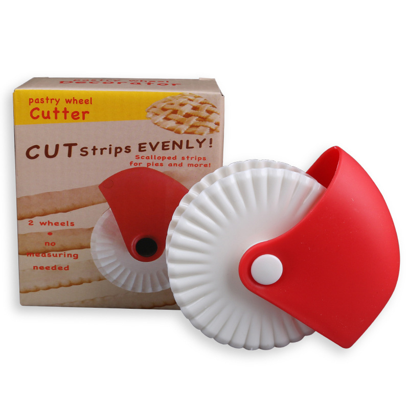 Baking Tool Pastry Cutting Wheel Pastry Curling Wheel Manual Noodle Cutter Wheel Knife Creative Kitchen Gadget