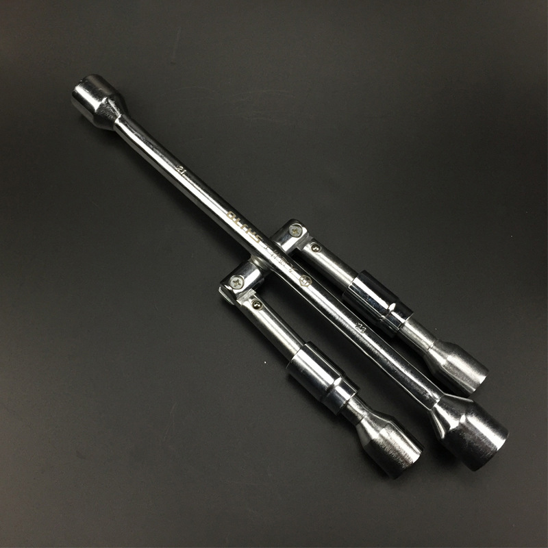 Car Folding Cross Wrench Repair Sleeve Portable Wheel Wrench Repair Tool Car Emergency Supplies