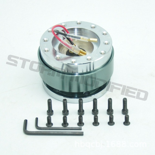 Popular Universal Racing Car Modified Steering Wheel Ball Steering Wheel Quick Disassembly Device Quick Release