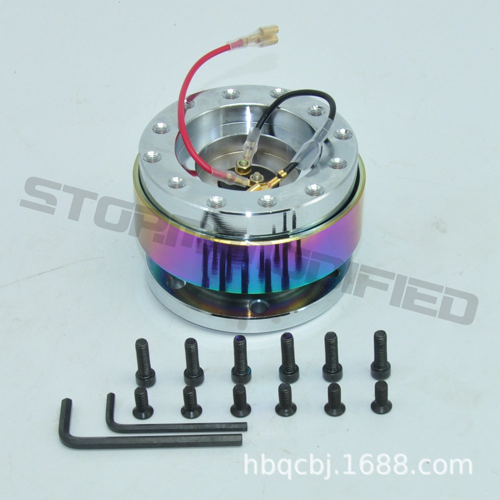 Popular Universal Racing Car Modified Steering Wheel Ball Steering Wheel Quick Disassembly Device Quick Release