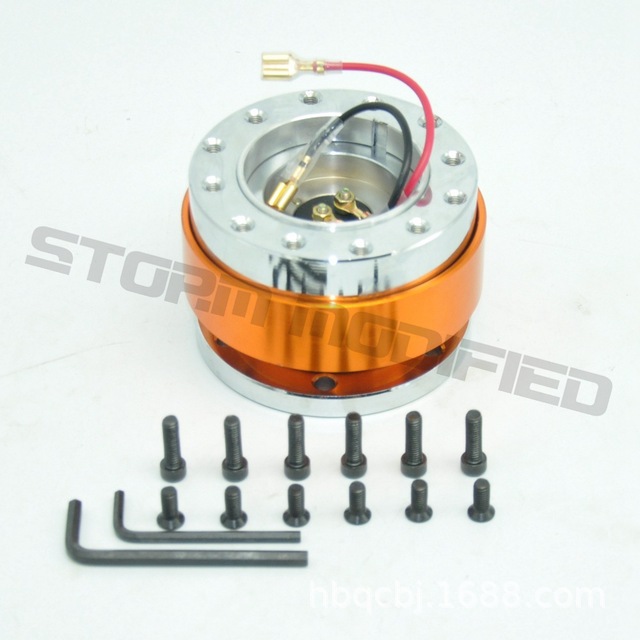 Popular Universal Racing Car Modified Steering Wheel Ball Steering Wheel Quick Disassembly Device Quick Release