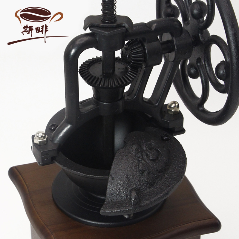 Coffee Manual Grinding Machine Ferris Wheel Grinder Retro Manual Coffee Bean Mill Decorative Photography Props