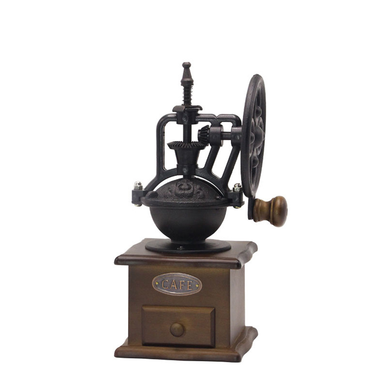 Coffee Manual Grinding Machine Ferris Wheel Grinder Retro Manual Coffee Bean Mill Decorative Photography Props