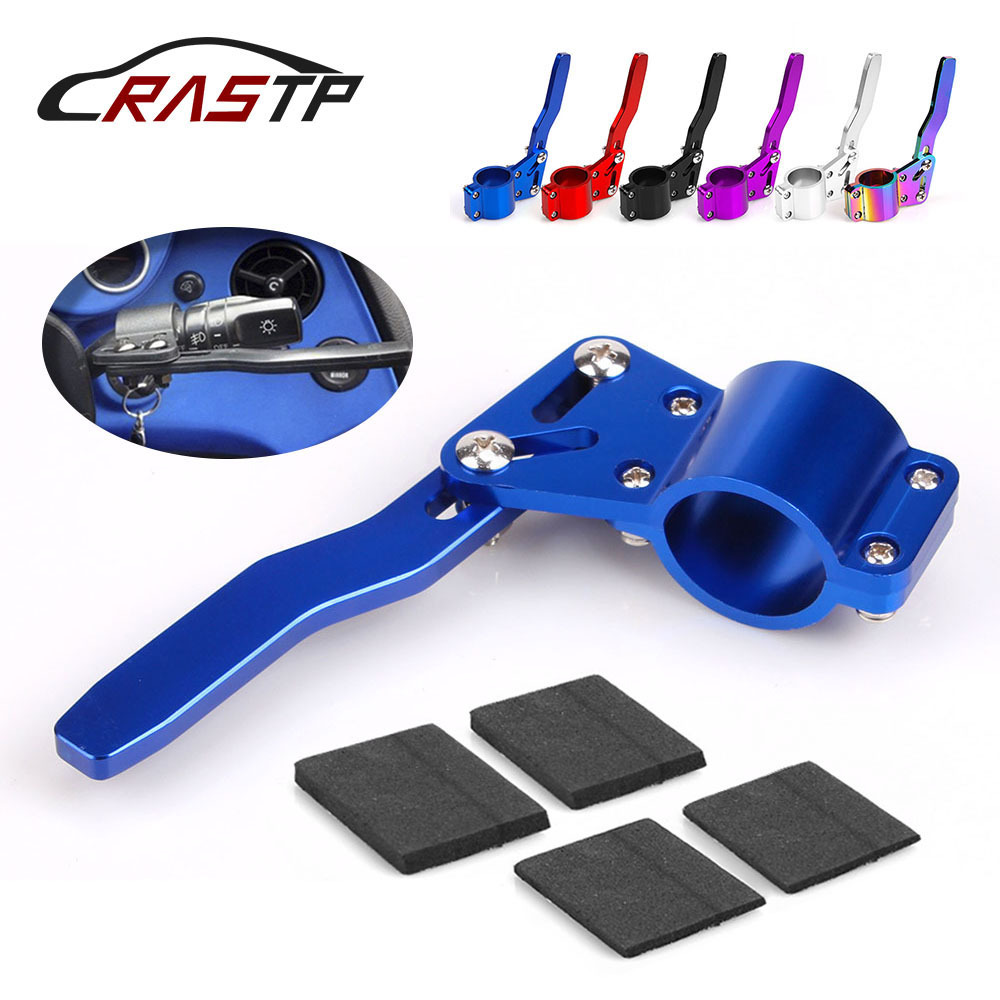 Car Modification Parts Universal Steering Wheel Turn Signal Extension Rod Extender Quick Dial Adjustable Control Rod