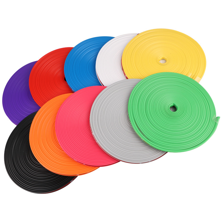 Stickers for Modification Wheel Stickers Protective Ring Bumper Strip Tire Wheel AntiScratch and Rubbing Tape Universal