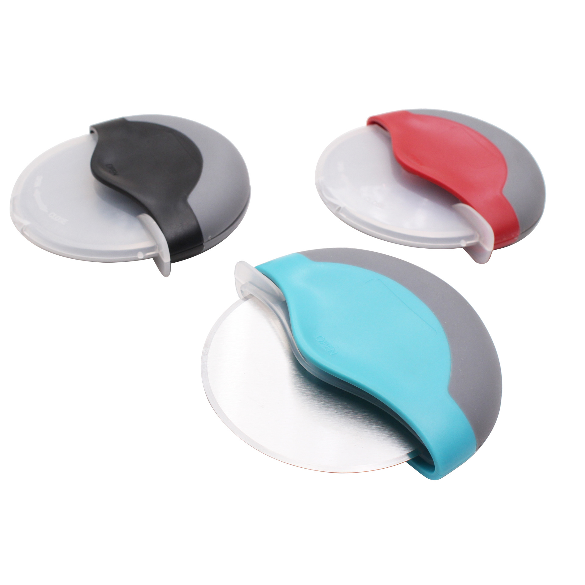 and Washable Pizza Cutter Household Kitchen Gadget Creative round Wheel Knife Stainless Steel Cake Paper Cutter