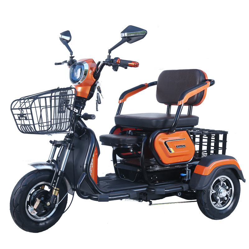 New Electric Tricycle Adult Elderly Pick-up Children Home Mini Small Scooter Leisure Electric Three-Wheel