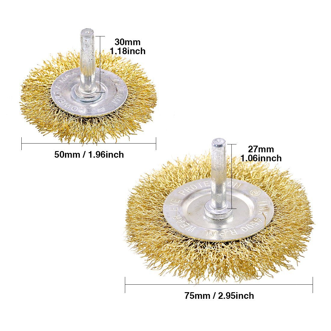 Brush Polishing Wheel Rust Removal Wire Wheels Polishing Brush Electric Grinding Electric Drill Wire Brush Set Whole