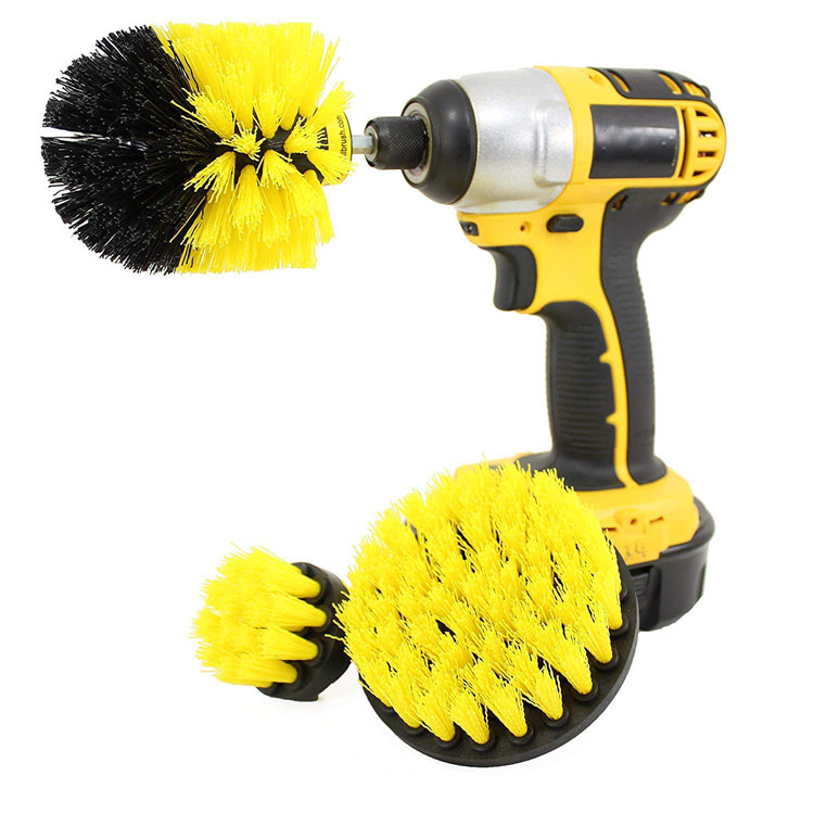 Drill Brush Cleaning Brush Electric Drill Disc Brush Electric Drill Brush Kitchen Bathroom Floor Wheel Hubs Cleaning
