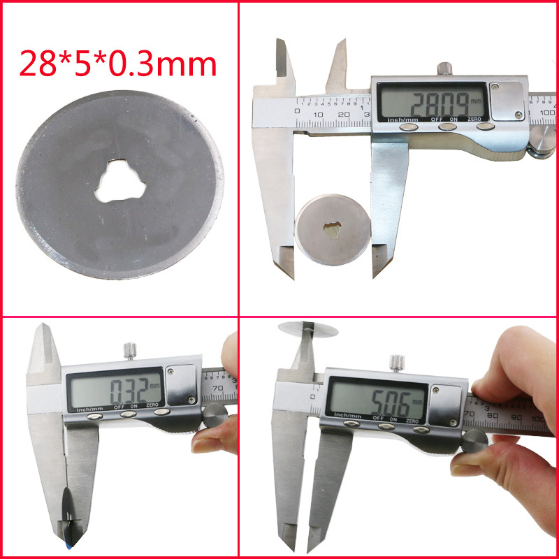 28mm 45mm Small round Blade Cut Leather Rotating Wheel Cloth Knife Cut Paper Cut Cloth Blade round Hob Wholesale