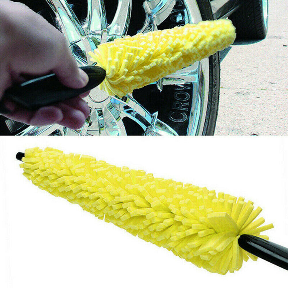 Qihui Supply Car Sponge Tire Cleaning Brush Hub Brush Wheel Hub Brush Multifunctional Car Cleaning Brush