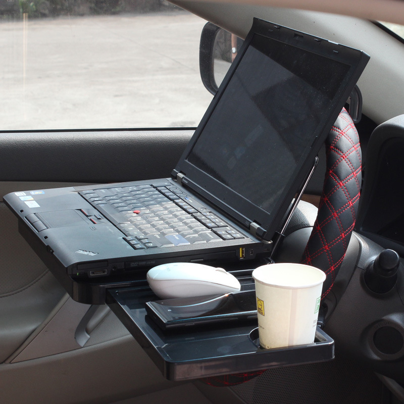 Onboard Steering Wheel Dining Table Rear Row Car Folding Computer Desk Workbench Mobile Phone Tablet Notebook Bracket