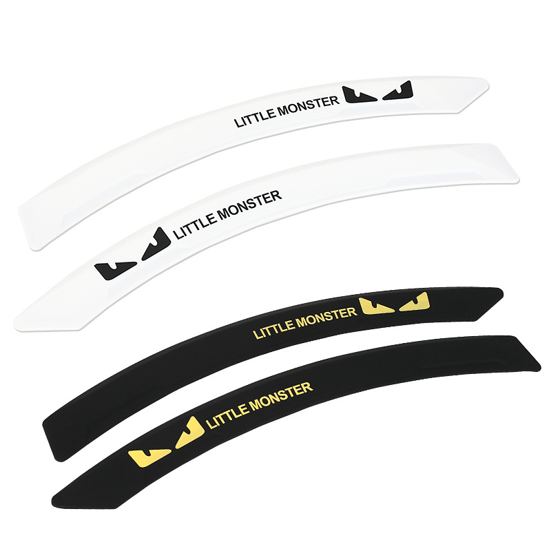 Flash Silicone Automobile AntiCollision Bars Universal Bumper Car Body Decoration Widened Wheel Eyebrow Bumper Strip
