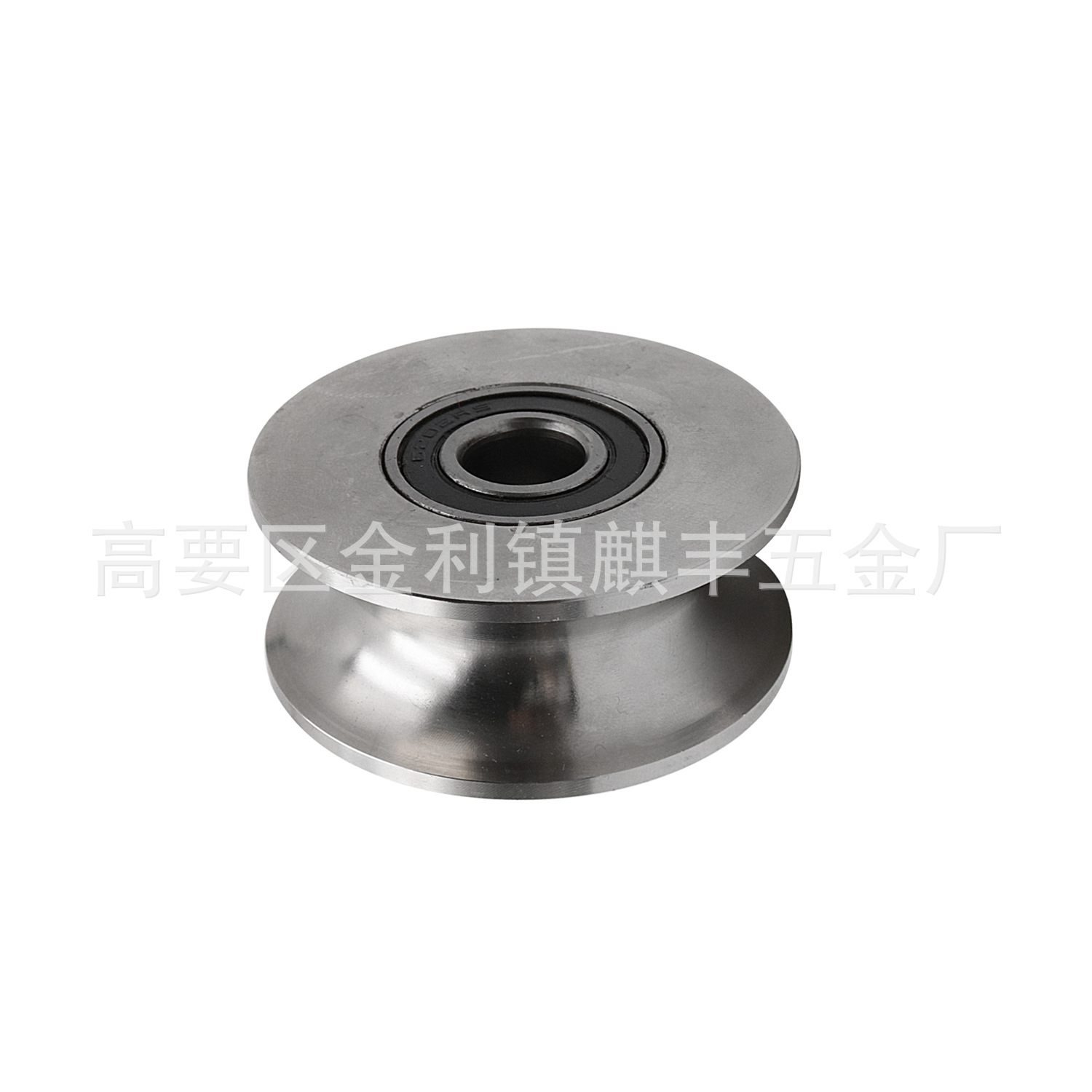 Single Wheel 304 Fixed Pulley Single Wheel V Groove Track Wheel UShaped Truckle Steel HBeam Wire Rope Fixed Pulley