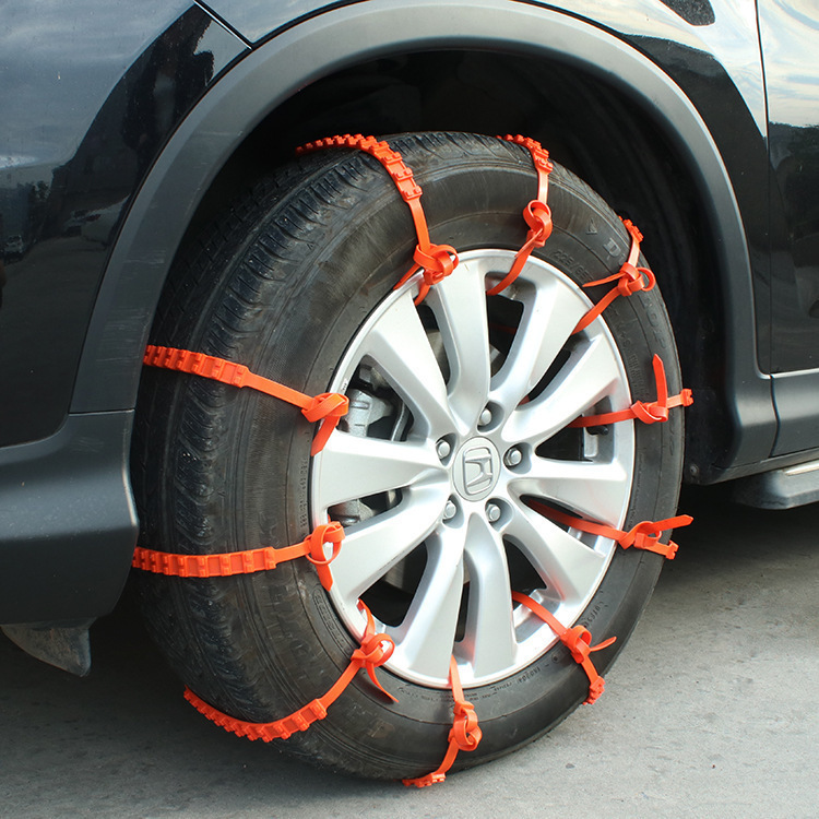 Car Emergency Anti-Skidding Chain Car Snow Tire Oxford Thickened Universal Wheel Non-Slip Tie Chain Factory