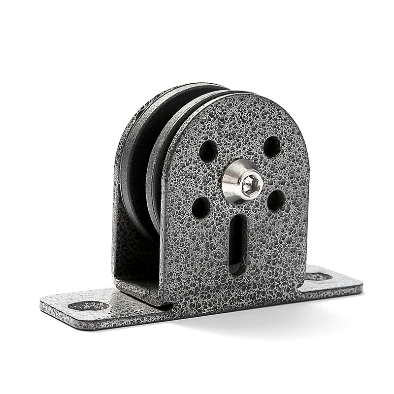Fixed Pulley Lifting Wheel Land Wheel Wire Rope Guide Wheel Fixed Bearing Pulley Block Fitness Equipment Accessories