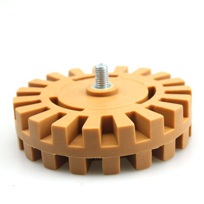 Decal Removal Eraser Wheel 4 Inch Eraser Wheel Sticker Adhesive Remover with Drill Adapter