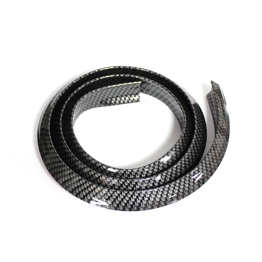 Strip Protection AntiCollision and AntiScratch Surrounded Carbon Fiber Pattern Widened Decorative Wheel Eyebrow 15 M