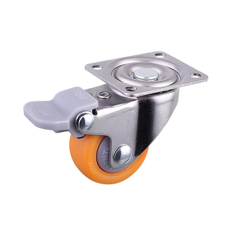 Casters 1Inch 125Inch 15Inch 2Inch Universal Wheel Screw Nylon Wheel Furniture Industrial Casters