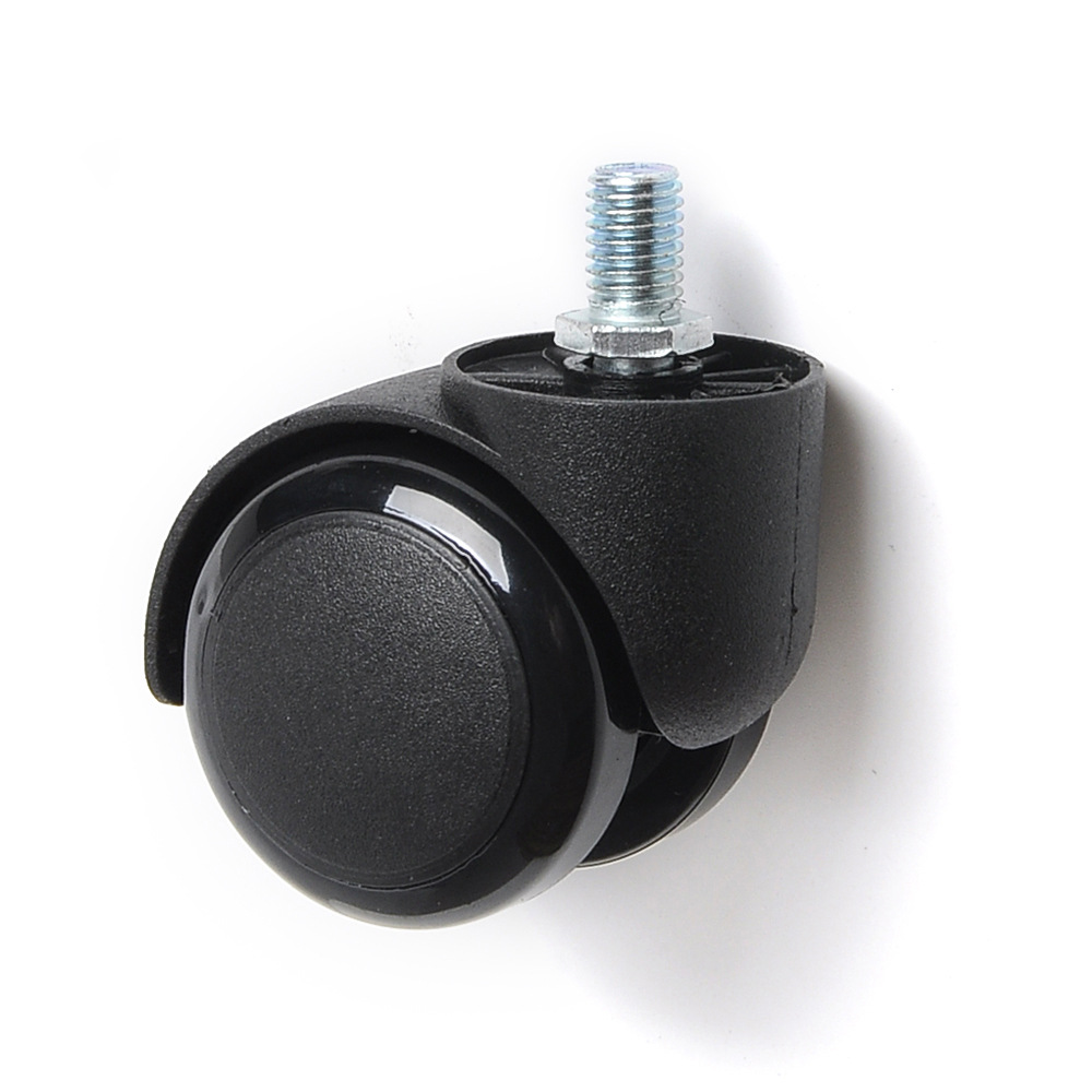 Hot Selling Caster 2Inch Screw Pu Universal Wheel Office Chair Wheel Executive Chair Wheel Screw Thread Furniture Caster