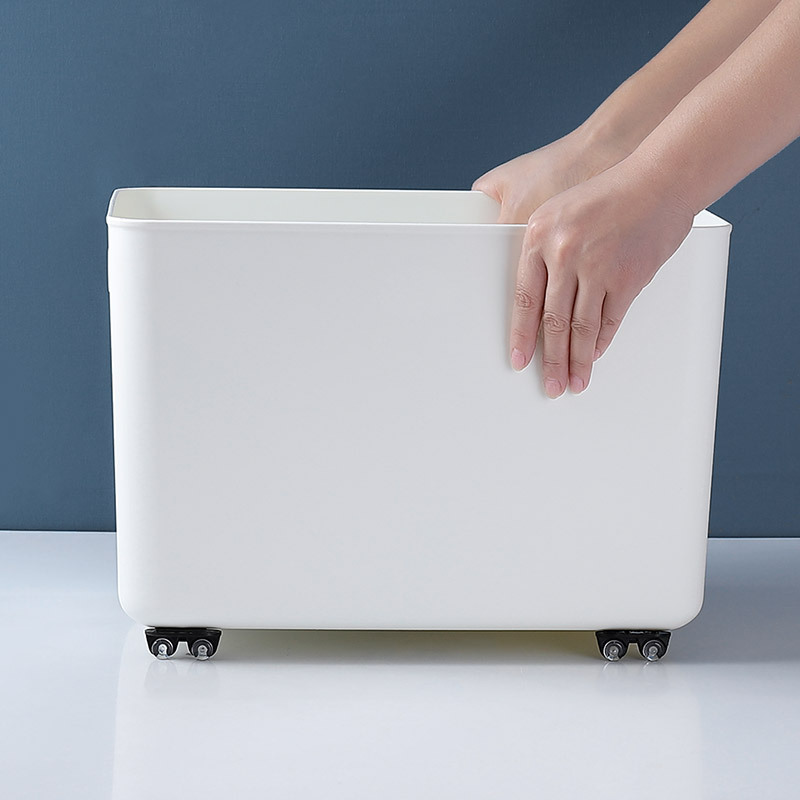 Household Paste Type Wheels Storage Box Storage Box Pulley Trash Can Bottom Singleional Wheel Creative Versatile Roller