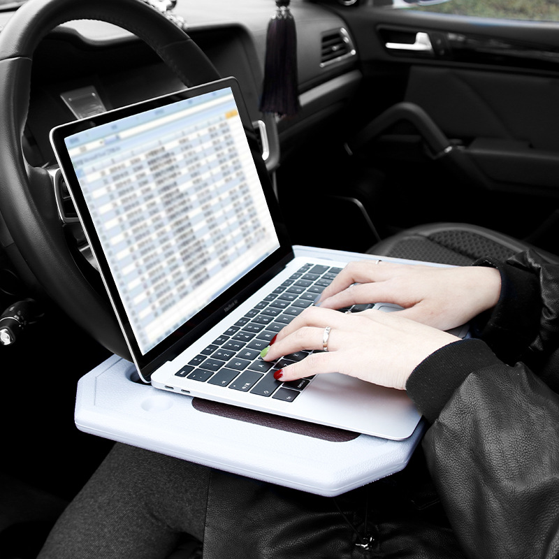 Small Table Board for Car Car Steering Wheel Dining Table Car Writing Office Computer Notebook Bracket Car Dining Table