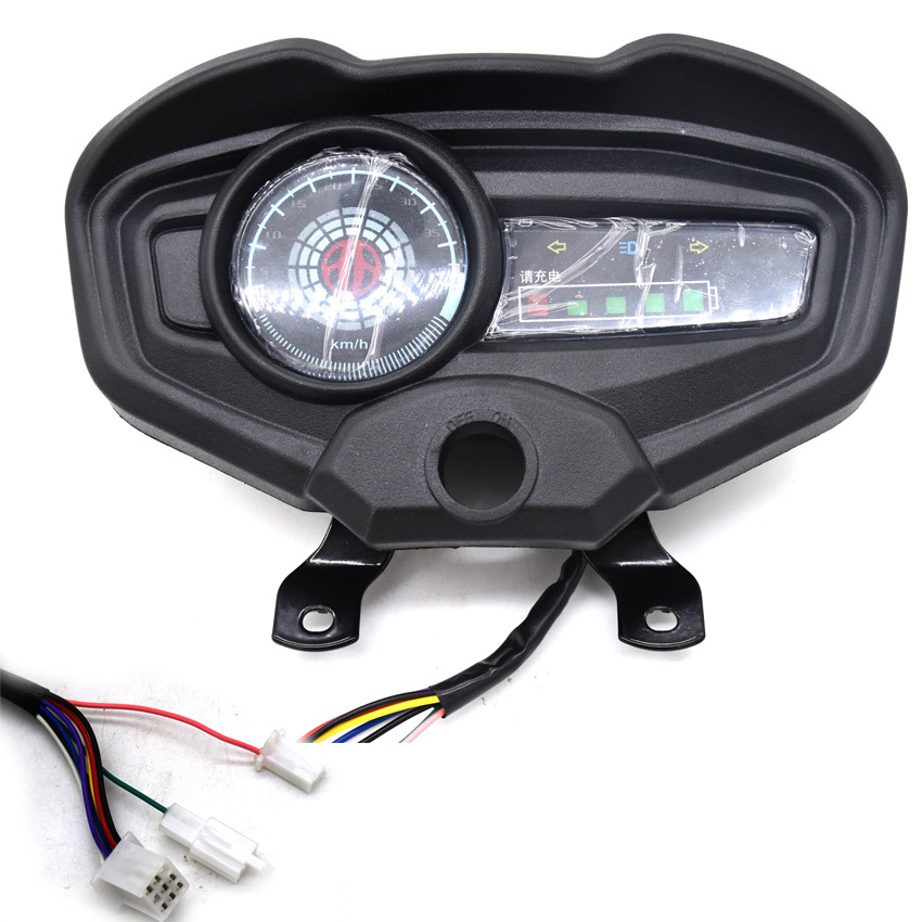 Electric Three-Wheel Four-Wheel Vehicle Electronic Instrument Panel HD Display Time 48v60v Universal Instrument