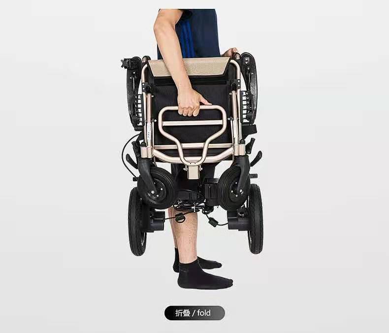 Wheel Chair HBLD3C Upgrade Type Foldable and Portable Elderly Disabled Scooter Can Get on the Plane Lithium Battery