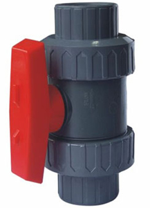 PVC double-sided oil free ball valve