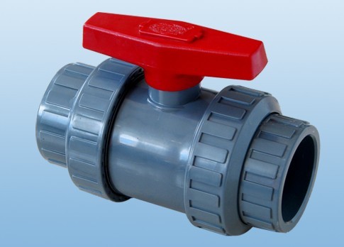 PVC double-sided oil free ball valve
