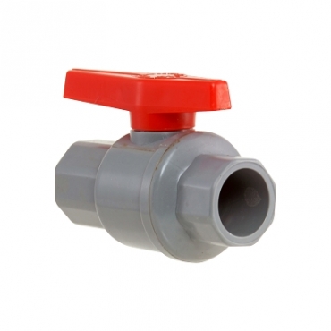 PVC ball valve two-piece
