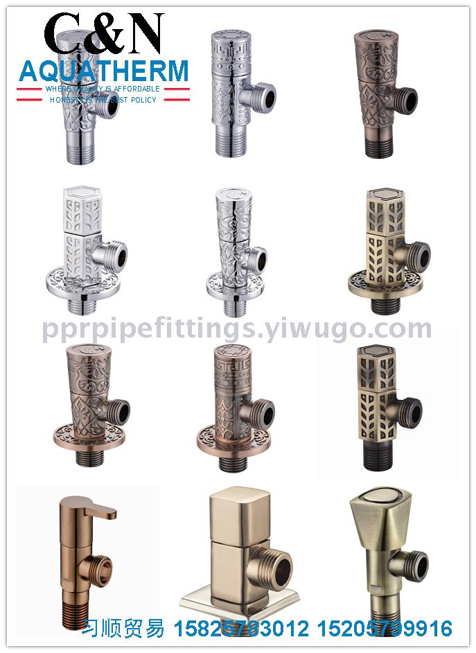 Bathroom Angle valve chrome plated water angle valve