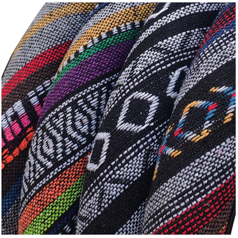 New Car Steering Wheel Cover Ethnic Style Linen Non-Inner Ring Elastic Band Handle Cover AliExpress Cross-Border Amazon