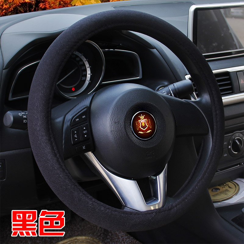 Car Steering Wheel Cover Linen Universal Steering Wheel Cover