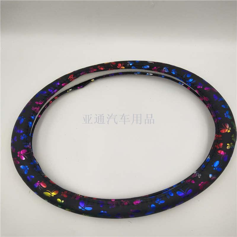 Hot wholesale foreign trade export car general motors steering wheel cover general bright leather handle cover M non 