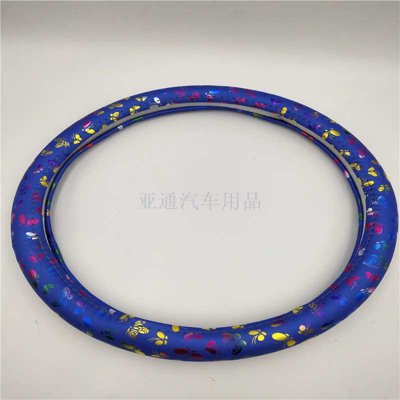 Hot wholesale foreign trade export car general motors steering wheel cover general bright leather handle cover M non 