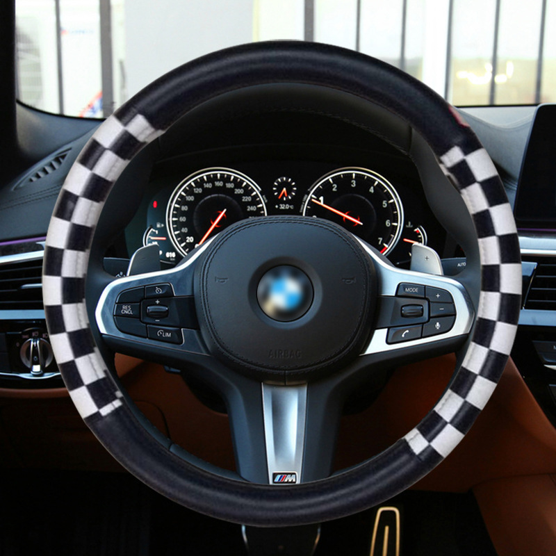 General motors, Honda, buick crown with a plush steering wheel cover