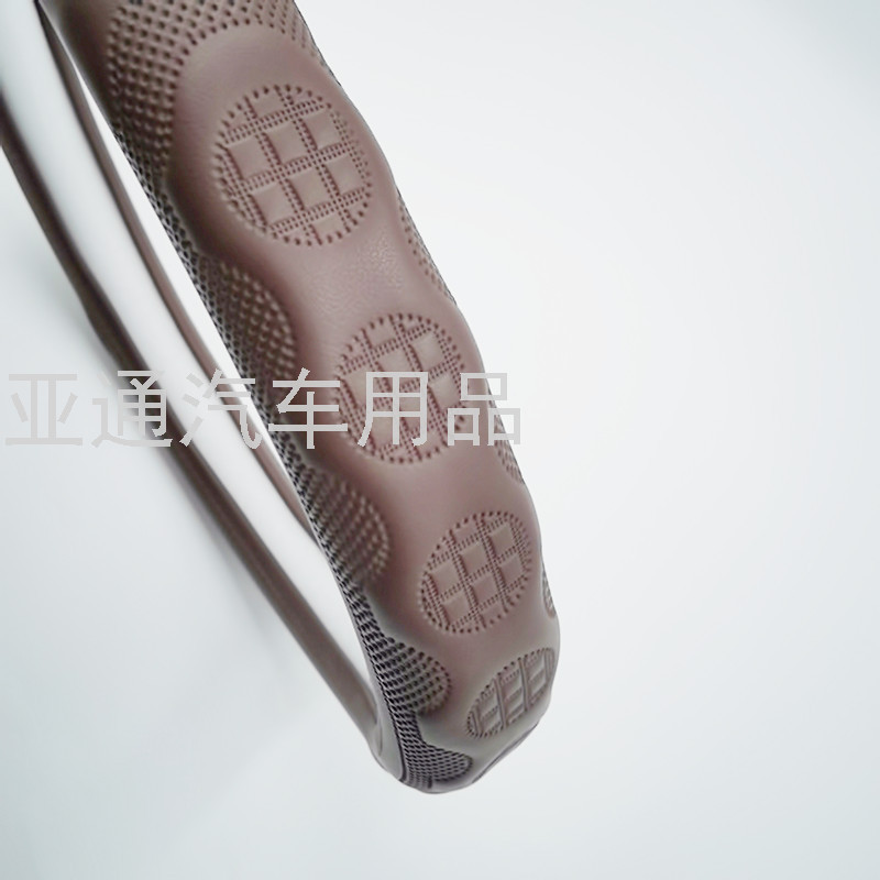 Wholesale Foreign Trade Export Car Universal Car Steering Wheel Cover Universal Pu Embossed Handle Cover Non-Leather