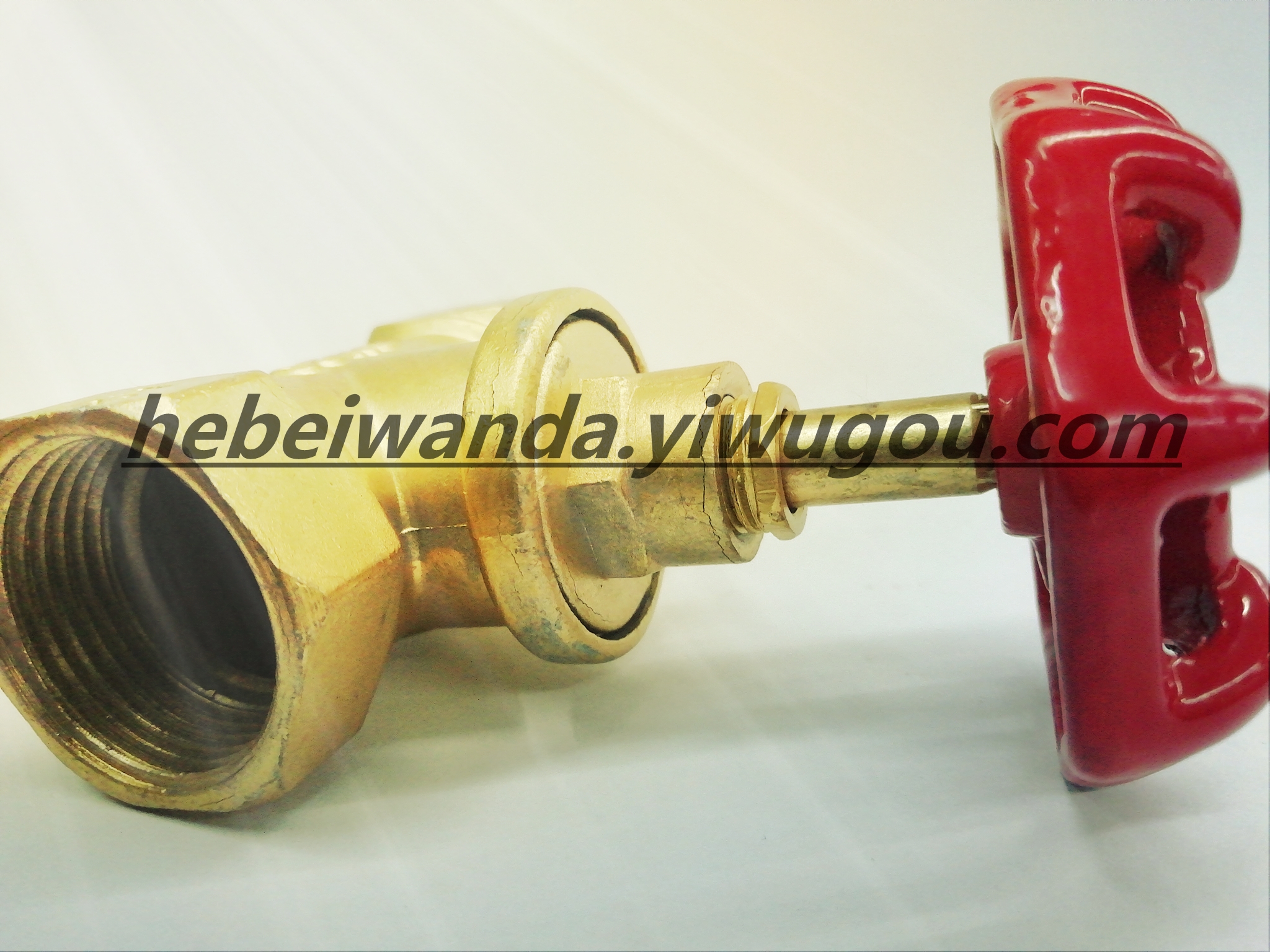Brass stop valve (heavy) 