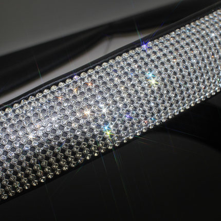 Full Diamond Steering Wheel Cover Car DiamondEmbedded DType Wheel Cover Car Four Seasons Universal Diamond Handle Cover