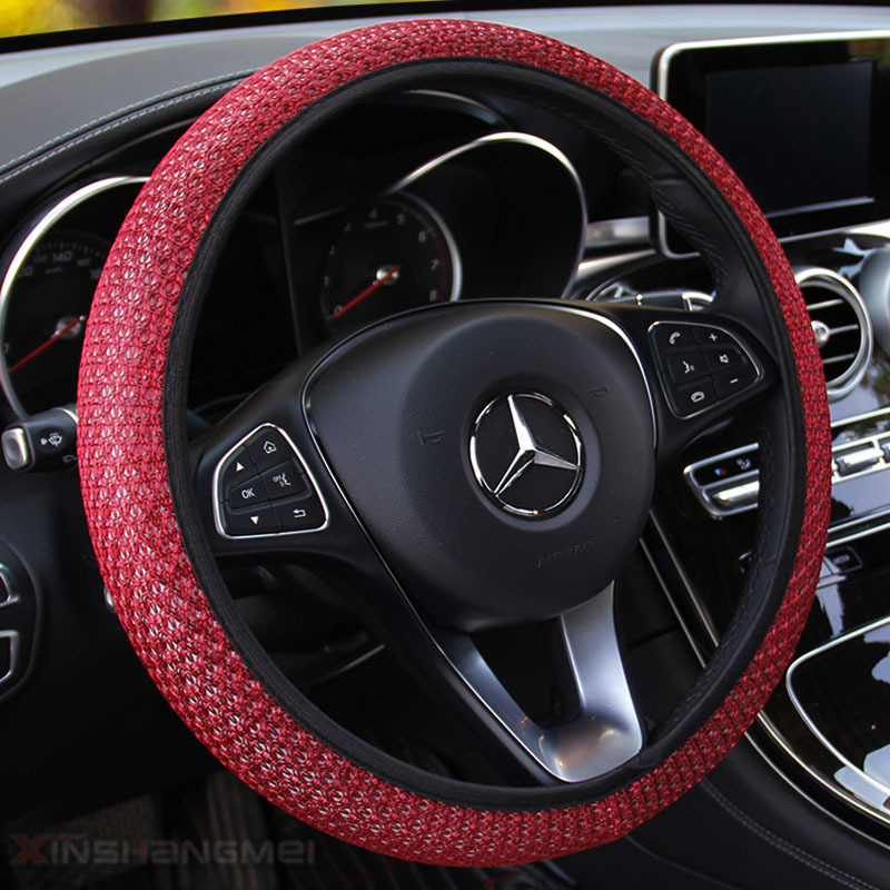 Silk Car Steering Wheel Cover AliExpress Breathable 4S Store Four Seasons Gifts without Inner Ring Elastic Handle Cover