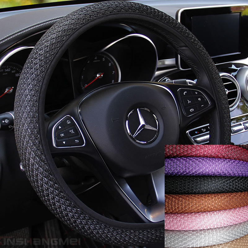 Silk Car Steering Wheel Cover AliExpress Breathable 4S Store Four Seasons Gifts without Inner Ring Elastic Handle Cover