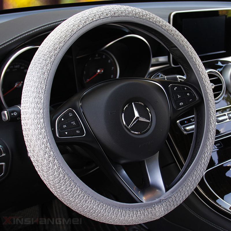 Silk Car Steering Wheel Cover AliExpress Breathable 4S Store Four Seasons Gifts without Inner Ring Elastic Handle Cover